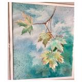 Pair of Modern Watercolor Paintings