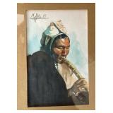 Group of Vintage Ethnic "Americas" Watercolors