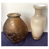 Pair of Modern Art Glass Vases