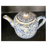 Antique Spongeware Teapot