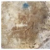 Antique Spongeware Beanpot