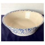 Antique Spongeware Milk Bowl