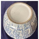 Antique Spongeware Mixing Bowl #1