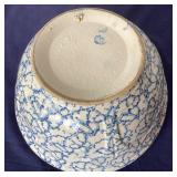 Antique Spongeware Mixing Bowl #2