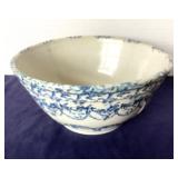 Antique Spongeware Mixing Bowl #3