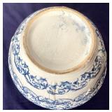 Antique Spongeware Mixing Bowl #3