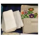 Large Group of Vintage Linens