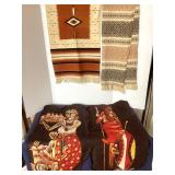 Group of Vintage Ethnic Textiles