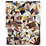 Antique Silk Crazy Quilt