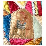 Antique Silk Crazy Quilt