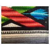 Southwestern Indian Style Rug + Colorful Hooked Rug