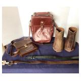 Leather Bags, Belts and Gaiters