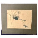 Antique Japanese Watercolor on Silk