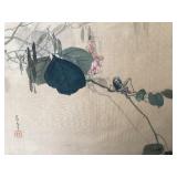 Antique Japanese Watercolor on Silk