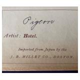 Pair of Antique Japanese Watercolor Paintings on Silk