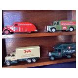 Collection of 4 Lledo "3M" Die Cast Trucks