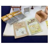 Group of Dollhouse Miniature Furniture and Fixtures