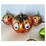 Group of Christopher Radko and Other Blown Glass Ornaments