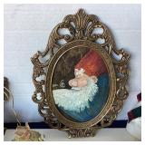 Group of Christmas Artwork and Ornaments