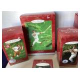 Collection of Vintage Hallmark Keepsake Sports Ornaments