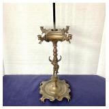 Antique Italian Bronze Lucerne Lamp Base