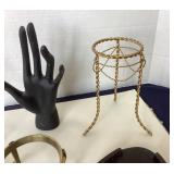 Group of Small Display Stands and Plinths