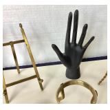 Group of Small Display Stands and Plinths