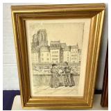 Group of Small Paintings and Prints