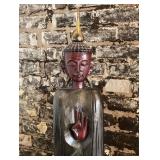 Carved Wooden Avalokitesvara Statue