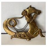 Antique Venetian Brass Gondola Seahorse