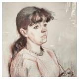 Original Pencil Portrait Drawing