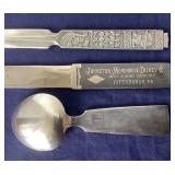 Collectible Letter Openers + Caddy Spoon