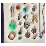 Group of Costume Jewelry: Earrings and Pendants