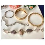 Group of Costume Jewelry: Bracelets and Necklaces