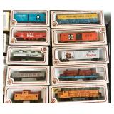 Group of Vintage Bachmann HO Scale Train Cars and Accessories