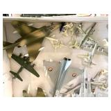 Large Group of Vintage Toy Planes and Ships