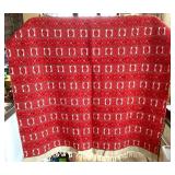 Vintage Cross Stitch Quilt + Rukotvorine (Swedish) Blanket