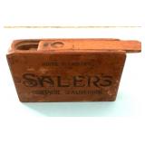 Antique French Playing Cards in Wooden Advertising Box