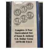 Susan B. Anthony Dollar Set