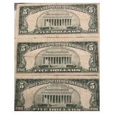 Red Seal $5 Dollar Notes