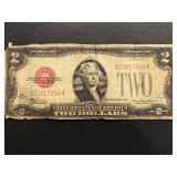 1928 D Red Seal $2 Dollar Note