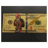 24K Gold Foil $100 Dollar Note