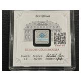 1 Gram .999 Fine German Silver Bar