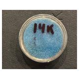 Micro Lincoln Cent Gold Coin 14K