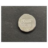 1/2 Ounce .999 Fine Silver Round