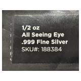 1/2 Ounce .999 Fine Silver Round