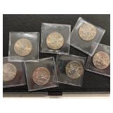 World War II Kennedy Colored Half Dollars