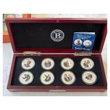 Trump 45th President Silver Plated Proof Set