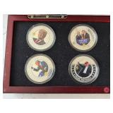 Trump 45th President Silver Plated Proof Set