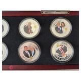 Trump 45th President Silver Plated Proof Set